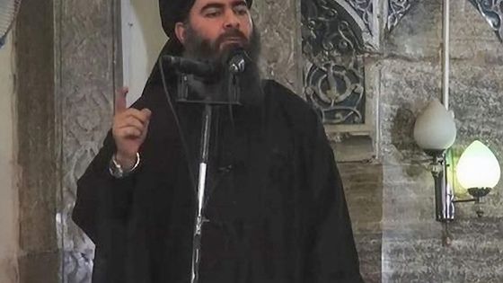 Abou Bakr al-Baghdadi, chef du groupe Etat islamique ©Maxppp - Maxppp
