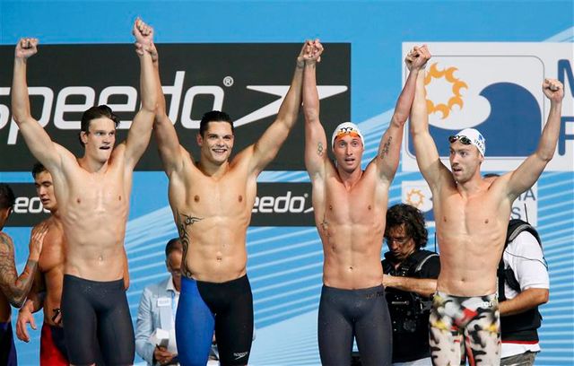 les français décrochent enfin l'or mondial en 4x100