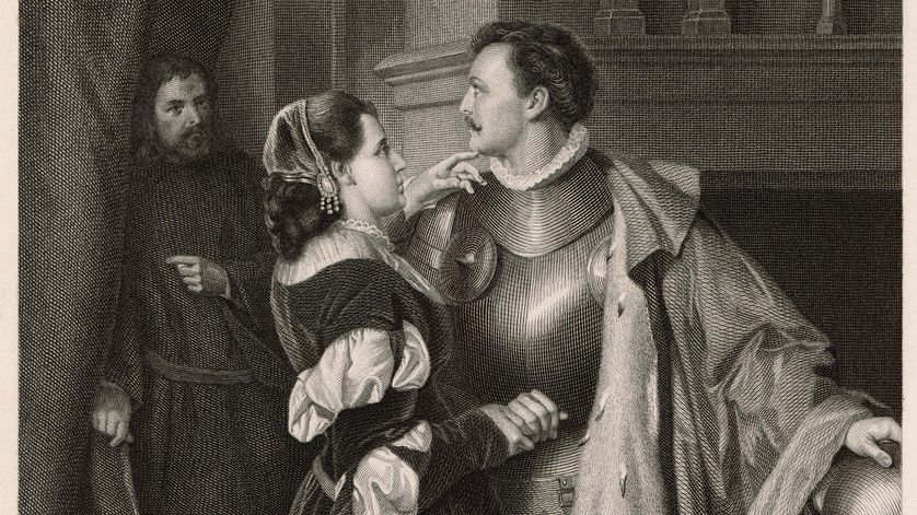 Scène d'adieu entre Hotspur et Lady Percy dans "Henri IV" de W.Shakespeare