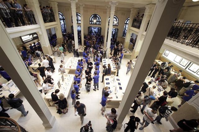 le butin de l’applestore à paris en cours d'évaluation