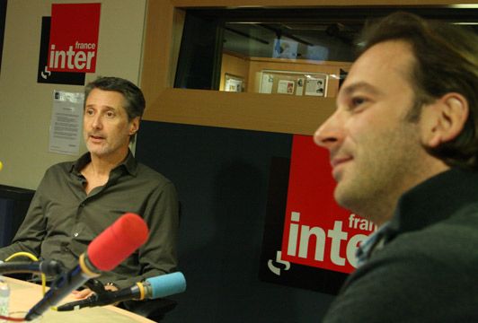 Antoine De Caunes et François Busnel