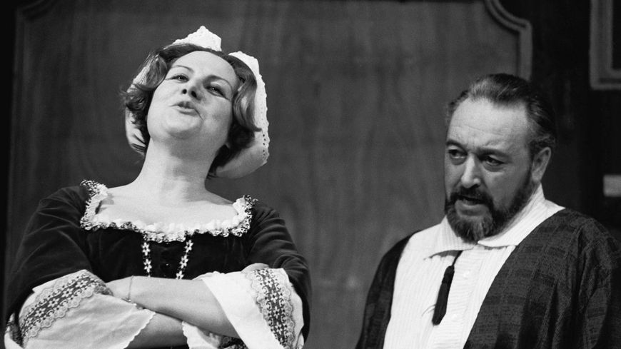 "Tartuffe" mise en scène de R.Planchon avec F.Seigner et J.Debary -1964
