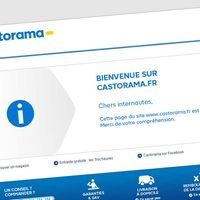 Le site de Castorama (capture d'écran)