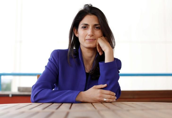 Virginia Raggi, candidate du M5S à la mairie de Rome