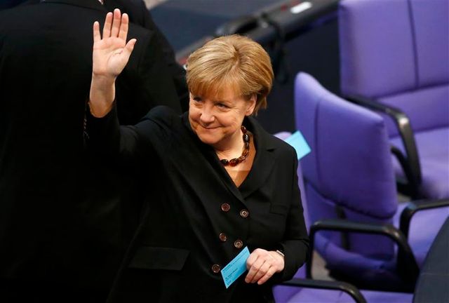 angela merkel réélue chancelière