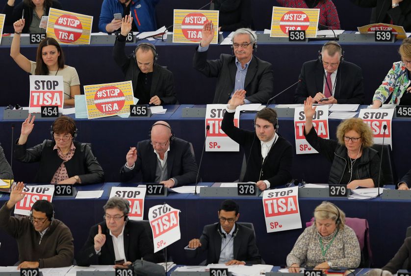 Séance au Parlement européen le 3 février 2016