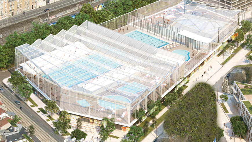 Le projet sur le site du Sernam comprend piscine, patinoire et salle de spectacles.