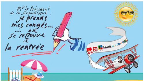 La carte postale de l'intersyndicale contre la loi Travail