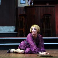 Clotilde de Bayser. Filage de la pièce "La Tragédie d'Hamlet"