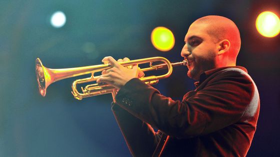 Ibrahim Maalouf au Nice Jazz Festival en 2014 ©Sipa - Bruno Bebert