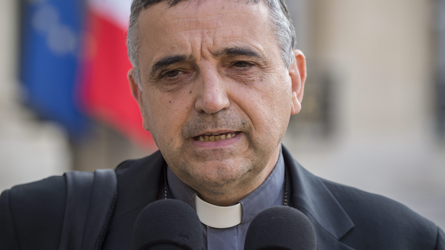 Monseigneur Dominique Lebrun, évêque de Rouen.