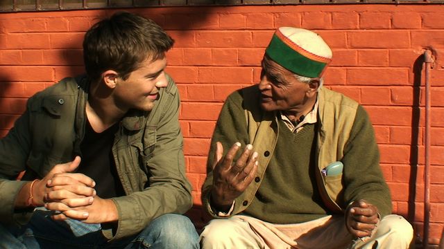 Marc et Satish Kumar © Marc de la Ménadière