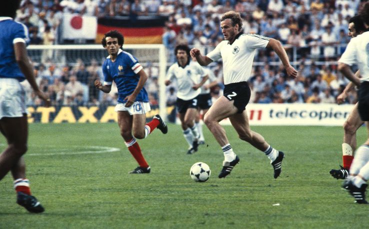 la demi-finale à Séville, le 7 juillet 1982