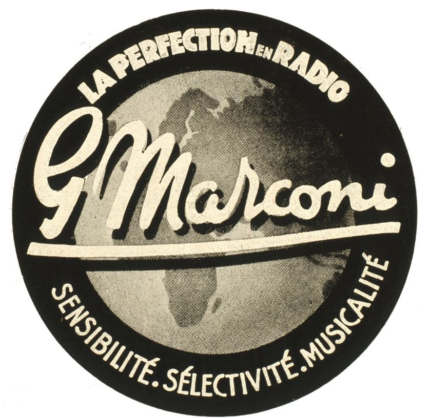 Publicité française pour les radios Pathé Marconi, années 30