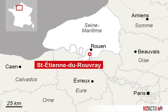 Prise d'otage dans une église de Saint-Étienne-du-Rouvray (Seine-Maritime)