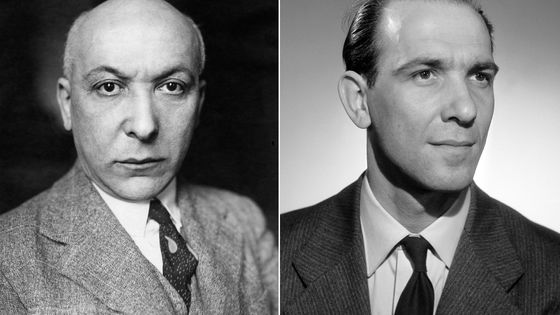 Franz Hessel en 1930 / Stéphane Hessel en 1950 ©AFP - ullstein bild via Getty Images / Harcourt