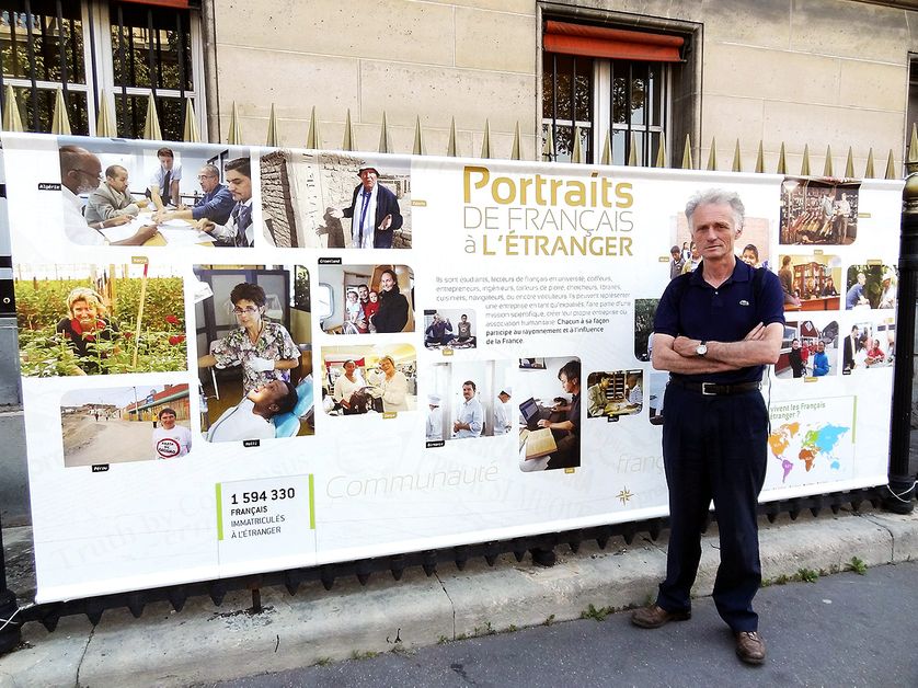 Frédéric de La Mure, photographe officiel du Quai d'Orsay, le 26 juillet 2012