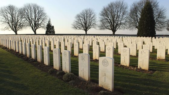 Cimetière Britannique Cabaret-Rouge, Souchez, près d'Arras, France ©Sipa - Stuart Forster / Rex Features