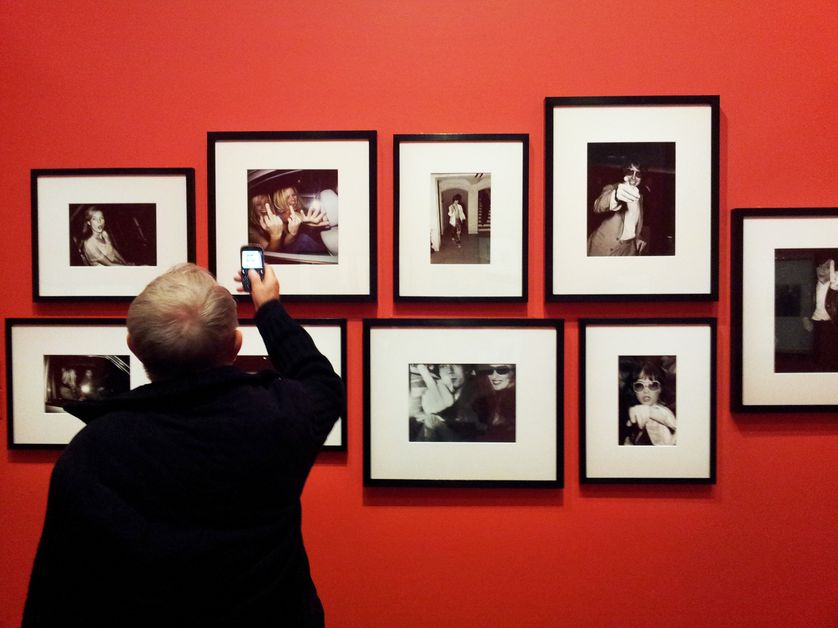 Visite de l'exposition "Paparazzi !", au Centre Georges Pompidou Metz