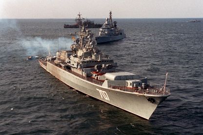 Frégate soviétqiue classe Krivak exercices BALTOPS, 1993 Frégate soviétqiue classe Krivak exercices BALTOPS, 1993