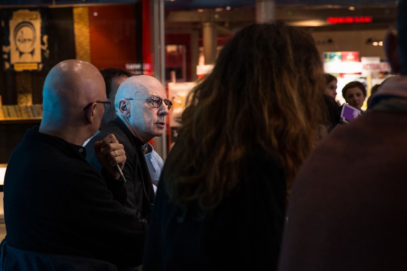 Alain Prochiantz au Centre Pompidou pendant le week-end "Imagine"