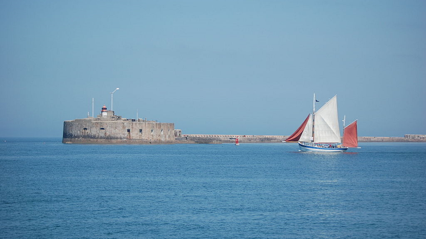 La rade de Cherbourg (illustration).