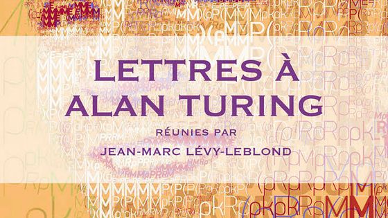 Couverture du livre "Lettres à Alan Turing"