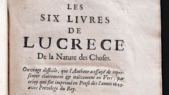 couverture De la nature des choses - Lucrèce