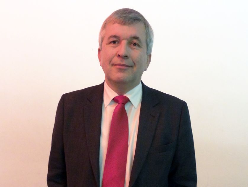 Jean-Luc Laurent, le président du MRC, le Mouvement républicain et citoyen