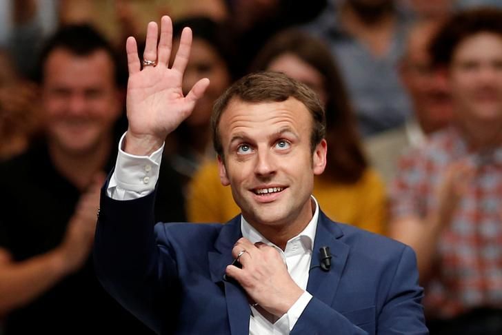 L'ex ministre français de l'économie Emmanuel Macron