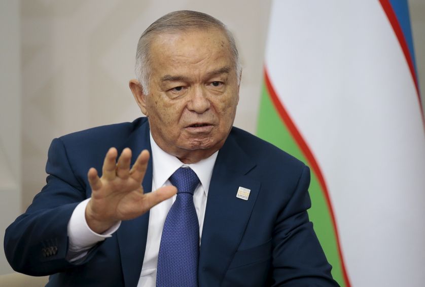 Islam Karimov, président de l'Ouzbekistan en juillet 2015