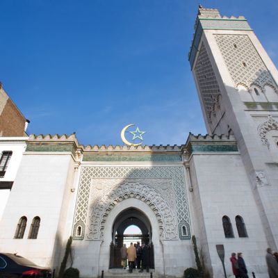 L'entrée de la Grande Mosquée de Paris