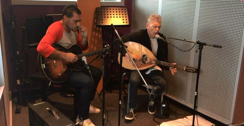 Les Sans Pattes (Lucas Mancione et Robert Combas) dans La Grande Table d'été
