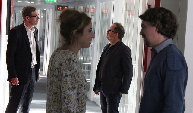 Dominique Seux, Léa Salamé, Thomas Legrand et Alex Vizorek