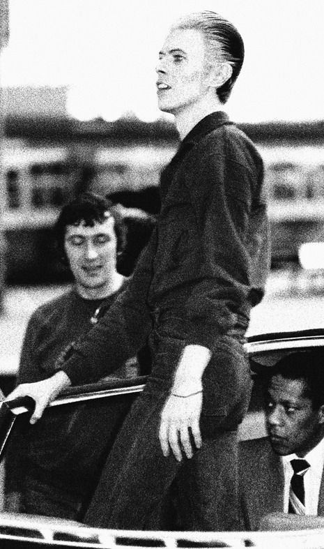 David Bowie, gare Victoria à Londres 1976