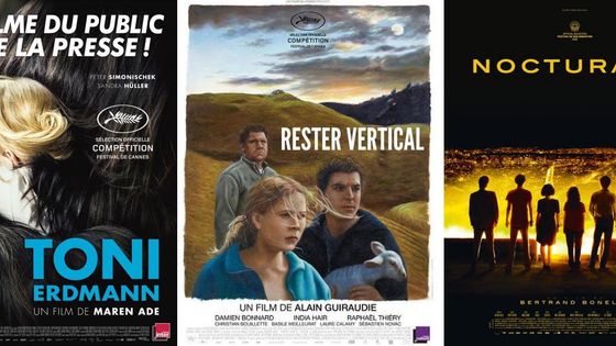 "Toni Erdmann" de Maren Ade, "Rester vertical" d'Alain Guiraudie et "Nocturama" de Bertrand Bonello