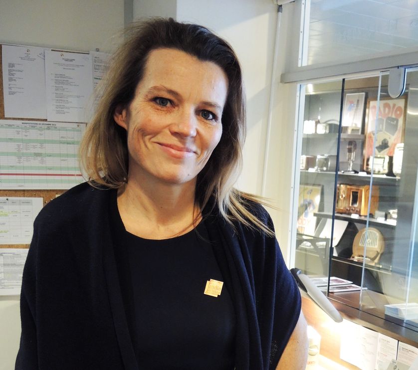 Anne-Christine Marsaud, hôtesse conférencière à Radio France