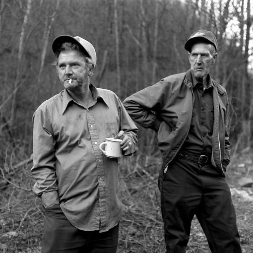 deux amis dans les Appalaches