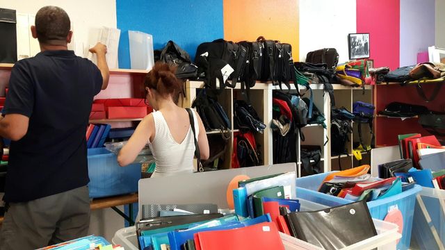 la vente de fournitures scolaires a été prise d’assaut