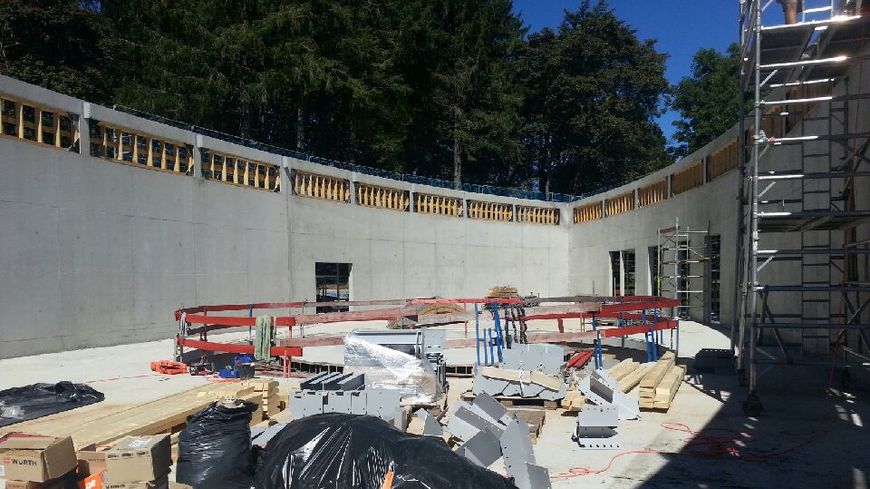 Encore en chantier, l'inauguration du futur Historial est prévu en août 2017