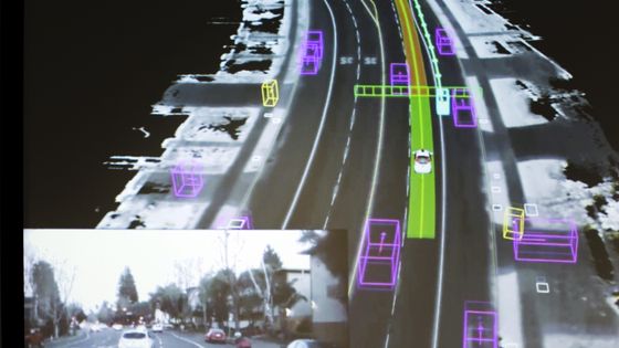 Capture d'écran de la vidéo de présentation d'une voiture autonome créée par Google. ©Reuters - Elijah Nouvelage