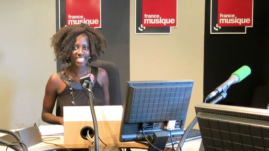 France Musique, Studio 151... Odile Sambe-de-Ricaud, productrice qui anime Objectif sieste 1er-au-7 août 2016 ©Annick Haumier-Radio France