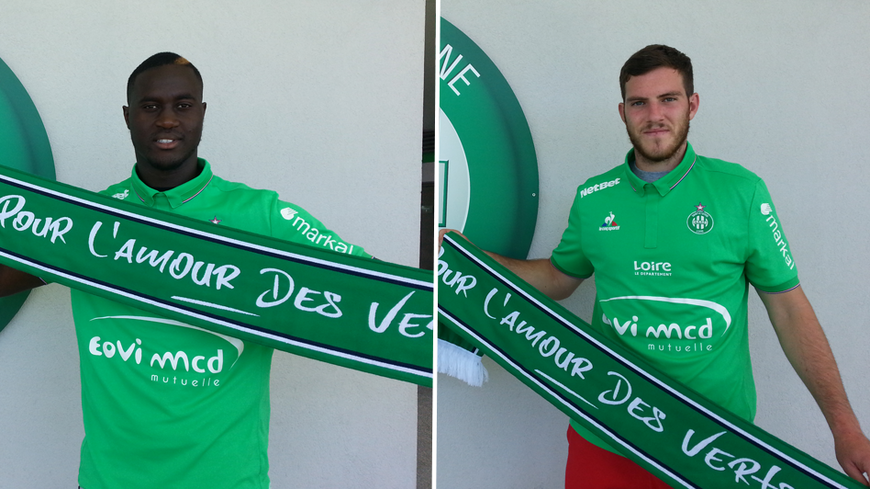 Henri Saivet et Jordan Veretout en vert