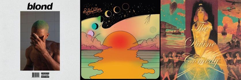 "Blond(e)" de Frank Ocean, "Golden Sings That Have Been Sung" de Ryley Walker et "Foreverland" de The Divine Comedy