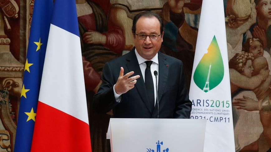 François Hollande lors de la COP21 à Paris