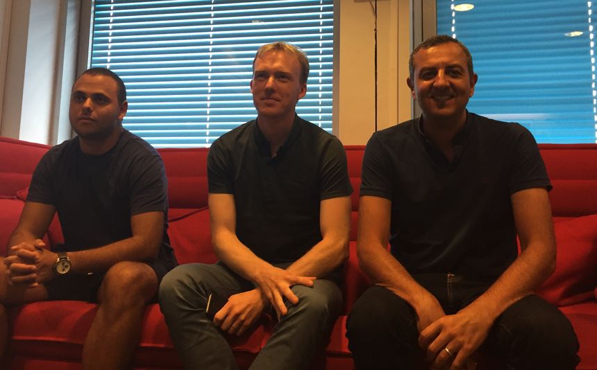 Achraf Ben Brahim, David Lefèvre et David Guez, 1er août 2016