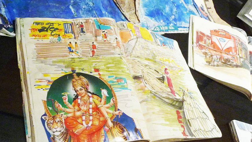 Carnet de voyage de Carla Sonia, en Inde, en 2006 et 2007
