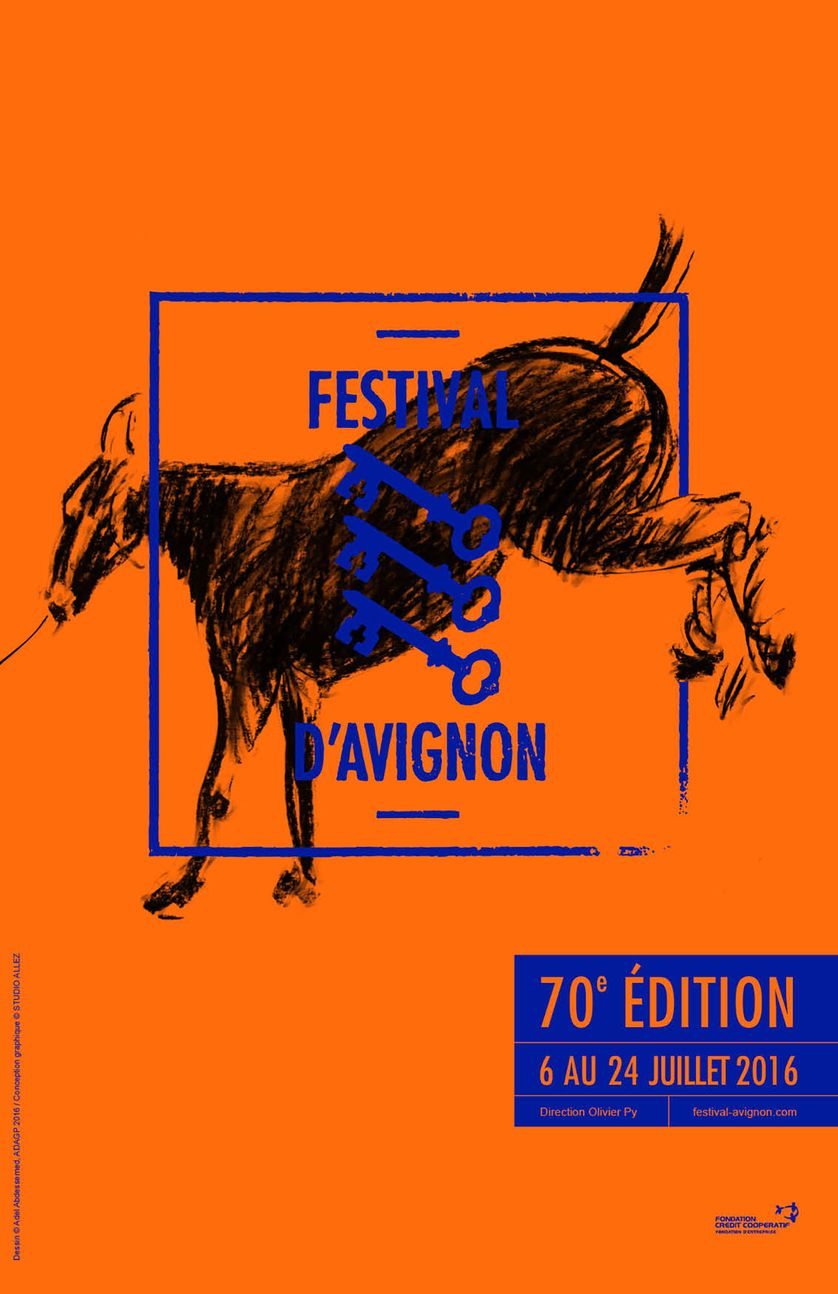 Affiche de la 70ème édition du Festival d'Avignon