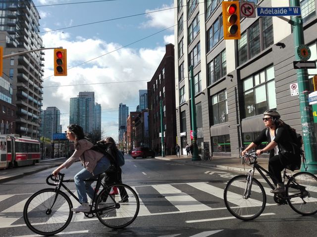 Cyclistes à Torondo (Canada)