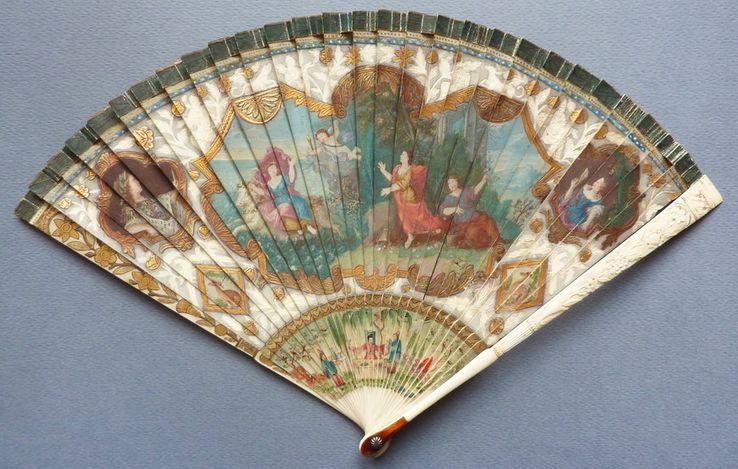 Eventail brisé, 1660. Collection particulière.